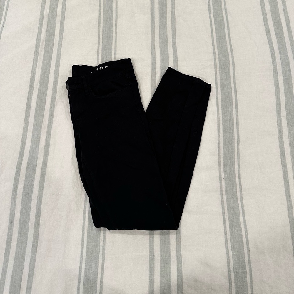 Black stretchy gap work pants size 26/2
